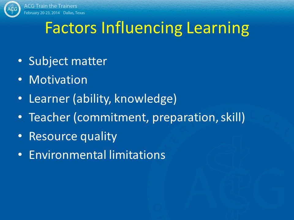 How Environmental Factors Affects our Learning Process?